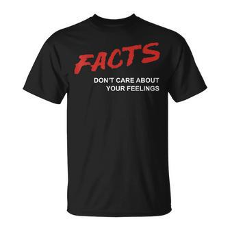 Facts Don't Care About Your Feelings Facts Music Video T-Shirt | Mazezy DE