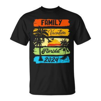 Family Florida Vacation 2024 Matching Group Family T-Shirt | Mazezy UK
