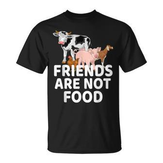 Farm Animal Friends Are Not Food T-Shirt - Monsterry UK