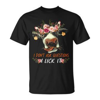 Farmer I Don't Ask Questions T-Shirt | Mazezy
