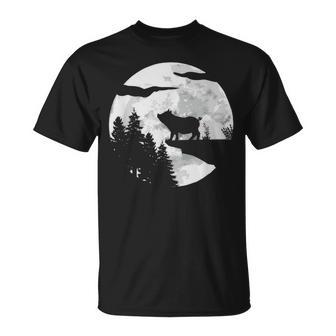 Farmers Pig Full Moon Piglet Pig T-Shirt - Geschenkecke