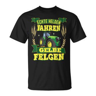 With Farmer's Tractor Echte Heroden Fahren Real S T-Shirt - Seseable