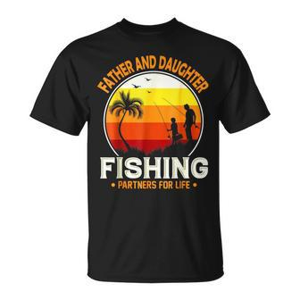 Father Daughter Fishing Partner For Life Best Father's Day T-Shirt - Seseable