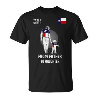 Father To Daughter Texas T-Shirt | Mazezy
