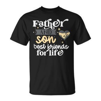 Father And Son Best Friends For Life Fist Bump Father's Day T-Shirt - Thegiftio UK