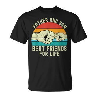 Father And Son Best Friends For Life Matching Father's Day T-Shirt - Seseable