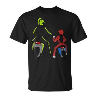Father Son Dirt Bike Motocross Racing Matching Boys T-Shirt - Thegiftio UK