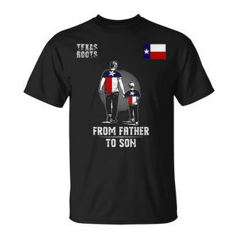 Father To Son Texas T-Shirt | Mazezy