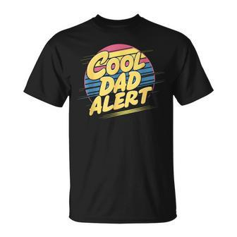 Fathers Day Cool Dad Alert Father Dad T-Shirt - Thegiftio UK