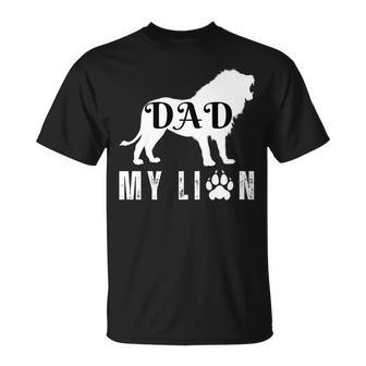 Father's Day Dad My Lion For Husband Dad Grandpa T-Shirt - Thegiftio UK