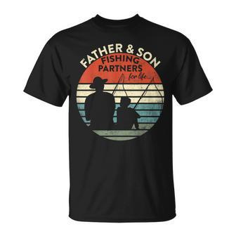 Fathers Day Fishing For Dad Fathers Day From Son Fishing T-Shirt - Seseable
