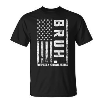 Father's Day Bruh Formerly Known As Dad Retro 70S T-Shirt - Thegiftio UK