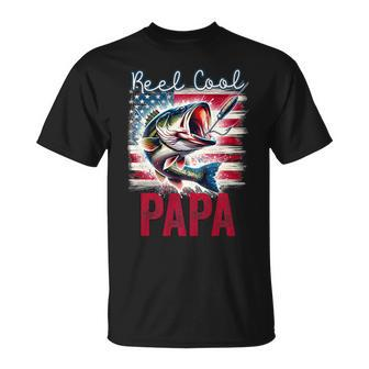 Fathers Day Fisherman Reel Cool Papa Fishing Lover T-Shirt - Thegiftio UK