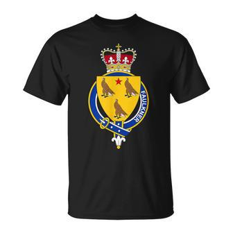 Faulkner Coat Of Arms Family Crest T-Shirt - Monsterry