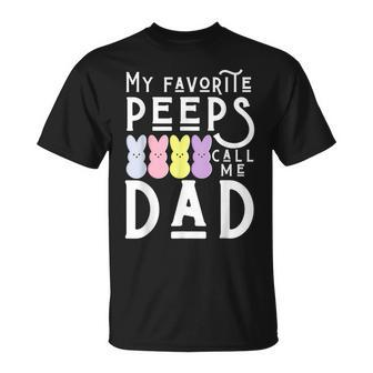 My Favorite Peeps Call Me Dad Dada Daddy Easter Basket Men T-Shirt - Monsterry UK