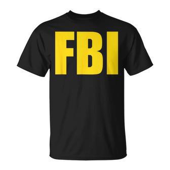 Fbi Federal Bureau Of Investigation Logo T-Shirt - Seseable