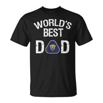 Fc Pumas Unam Mexico World's Best Dad Father's Day T-Shirt - Monsterry