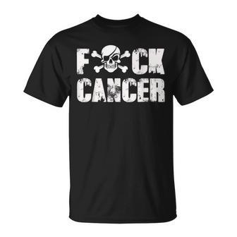 Fck Cancer Fight Back Cancer Support T-Shirt - Monsterry AU