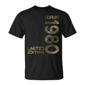 Februar 1980 Mann Frau 44 Geburtstag Limited Edition T-Shirt - Seseable