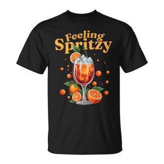 Feeling Spritzy Prost Auf Den Spritzigen Genuss T-Shirt - Seseable