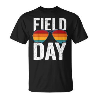 Field Day Colors Quote Sunglasses Boys And Girls T-Shirt - Monsterry DE