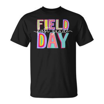 Field Day Fun Day First Grade Field Trip Student Teacher T-Shirt - Monsterry