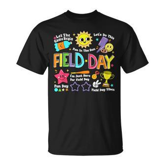 Field Day Fun Day Fun In The Sun Field Trip Student Teacher T-Shirt - Monsterry