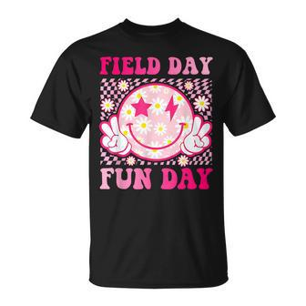 Field Day Fun Day Field Trip Retro Groovy Teacher Student T-Shirt - Monsterry UK
