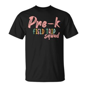 Field Trip Squad Pre-K School Teachers 2024 T-Shirt - Monsterry DE