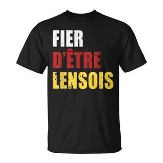 Fier D'être Lensois Objectif De Football Humour Cadeau T-Shirt - Cadeauxyz