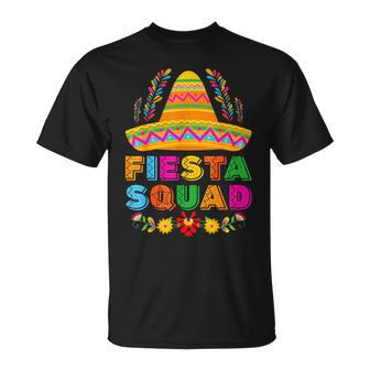 Fiesta Squad Tacos Mexican Party Fiesta Squad Cinco De Mayo T-Shirt - Thegiftio UK