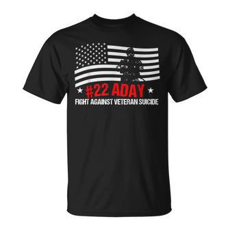 Fight Against Veteran Suicide Awareness Ptsd Veteran 22 Day T-Shirt - Monsterry CA