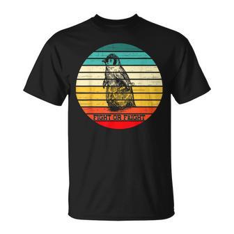 Fight Or Flight Penguin Pun Fight Or Flight Meme T-Shirt - Monsterry DE