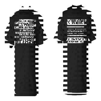 Filosofía Maestro Filósofo Espontáneo Sobre Filosofía Hablar Camiseta unisex - Regaloses