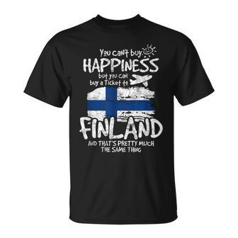 Finland Flags  For Finns T-Shirt - Seseable