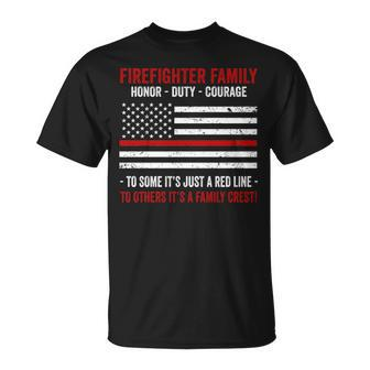 Firefighter Family T-Shirt | Mazezy