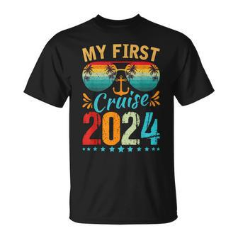 My First Cruise 2024 Family Vacation Cruise Ship Travel T-Shirt - Monsterry
