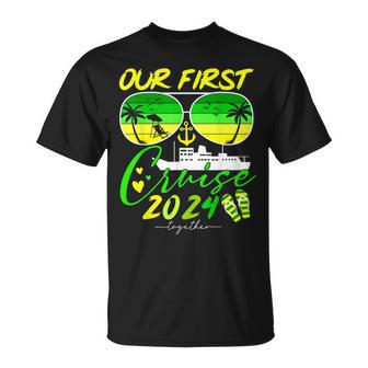 Our First Cruise 2024 Together Matching Couples T-Shirt - Monsterry CA