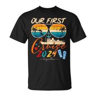 Our First Cruise 2024 Together Matching Couples Cruise T-Shirt - Monsterry