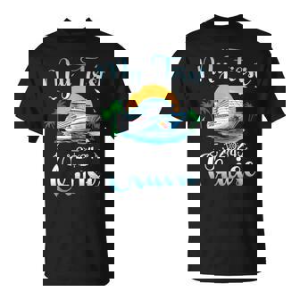 My First Cruise 2024 Travel Palm Cruising Family Vacation T-Shirt - Thegiftio