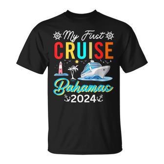 My First Cruise Bahamas 2024 Family Matching Vacation Group T-Shirt - Monsterry UK