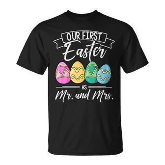 Our First Easter As Mr And Mrs Easter Couple T-Shirt | Mazezy