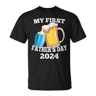 My First Father's Day As A Dad Father's Day 2024 Best T-Shirt - Seseable