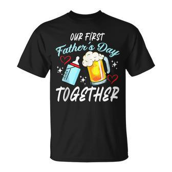 Our First Father's Day Together New Dad Father T-Shirt - Thegiftio UK