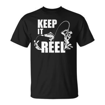 Fishing Keep It Reel Fishing T-Shirt - Monsterry