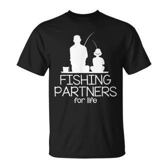 Fishing Partners For Life Father And Son Matching Outfits T-Shirt - Monsterry CA