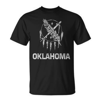 Flag Of Oklahoma -- The Sooner State Tulsa Norman Edmond T-Shirt - Monsterry