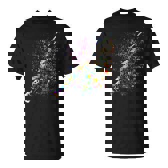 Flauta Travesera Colorido Músico Flauta Travesera Regalo Par Camiseta unisex - Regaloses