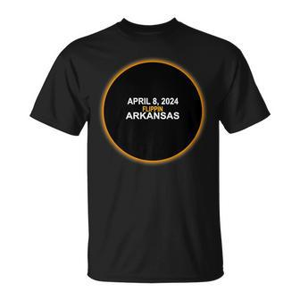 Flippin Arkansas Total Solar Eclipse 2024 T-Shirt - Monsterry UK