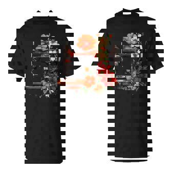Floral Sewing Machine Flower Seamstress Sewing Machine T-Shirt - Seseable